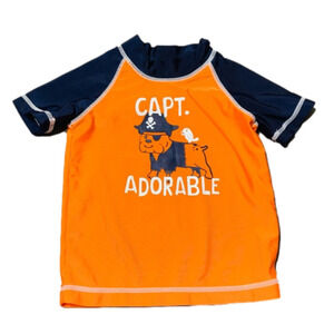 𝅺CARTER’S baby boy’s 24M rashguard swim top